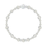 花かずら（6mm）白露色水晶・クォーツブレスレット